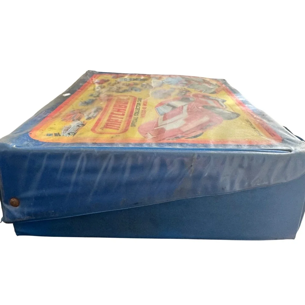 Vintage 1980 Matchbox Collector Case with 24 Diecast Cars Hot Wheels Lesney 48